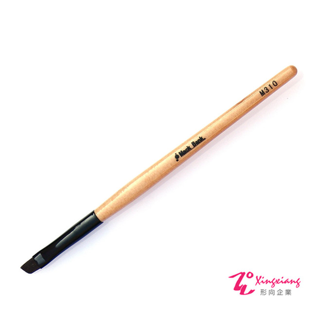 【MackBank】頂級 獾纖毛質 斜眉刷(自然原木) M310 