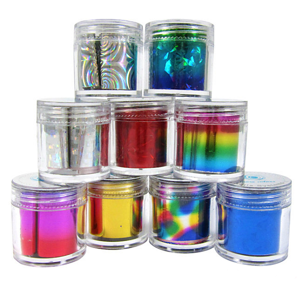 【MoreColors】美甲 星空紙 指甲貼飾 彩繪 鐳射 貼紙 亮片 B67-1~12