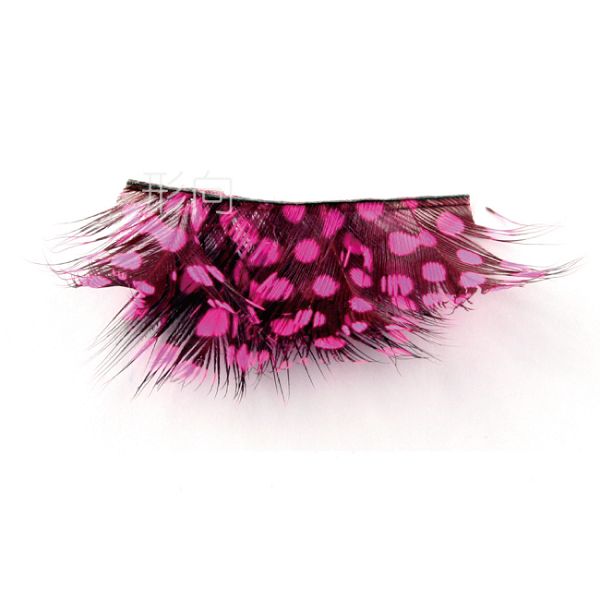 【Xingxiang 形向】羽毛 假睫毛 (粉點黑)(1對入) EA-26