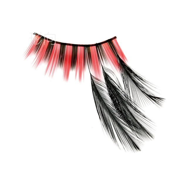 【Xingxiang 形向】羽毛 假睫毛 (俏艷紅)(1對入) EA-6