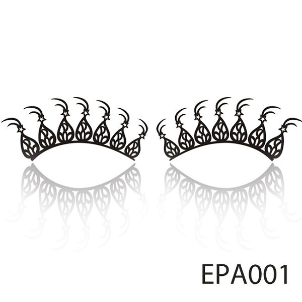 【Xingxiang 形向】紙雕 假睫毛 (黑色-琵琶水滴) (1對入) EPA001