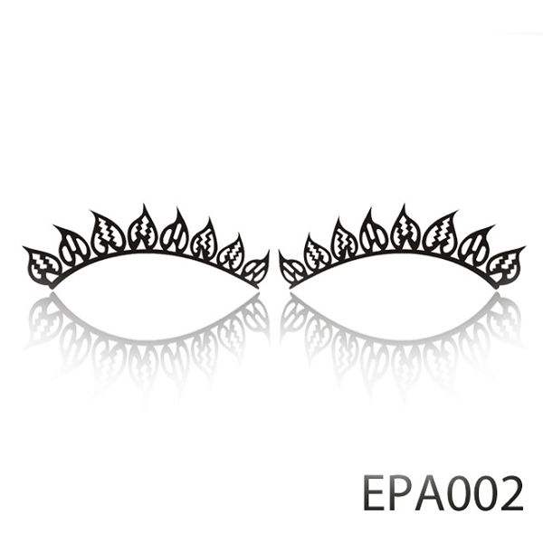 【Xingxiang 形向】紙雕 假睫毛 (黑色-鈴鈴葉子) (1對入) EPA002
