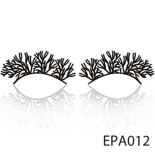 【Xingxiang 形向】紙雕 假睫毛 (黑色-枯枝剪影) (1對入) EPA012