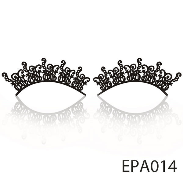 【Xingxiang 形向】紙雕 假睫毛 (黑色-捲捲藤蔓) (1對入) EPA014