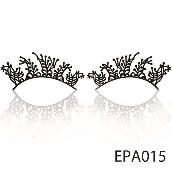 【Xingxiang 形向】紙雕 假睫毛 (黑色-迎馨玉枝) (1對入) EPA015