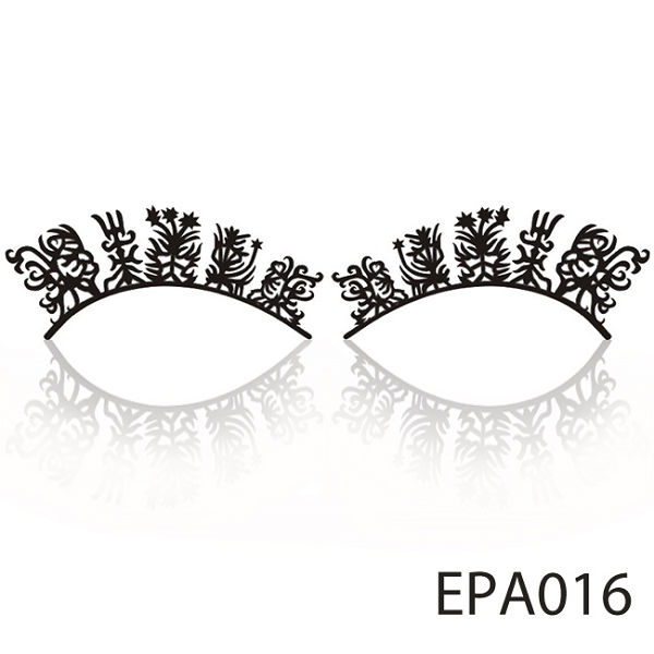 【Xingxiang 形向】紙雕 假睫毛 (黑色-荊棘花藤) (1對入) EPA016