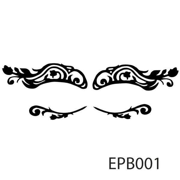 【Xingxiang 形向】黑色 絲絨 浮雕 假睫毛 (1對入) EPB001