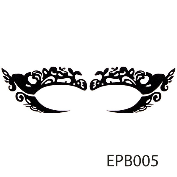 【Xingxiang 形向】黑色 絲絨 浮雕 假睫毛 (1對入) EPB005