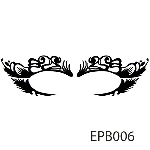 【Xingxiang 形向】黑色 絲絨 浮雕 假睫毛 (1對入) EPB006