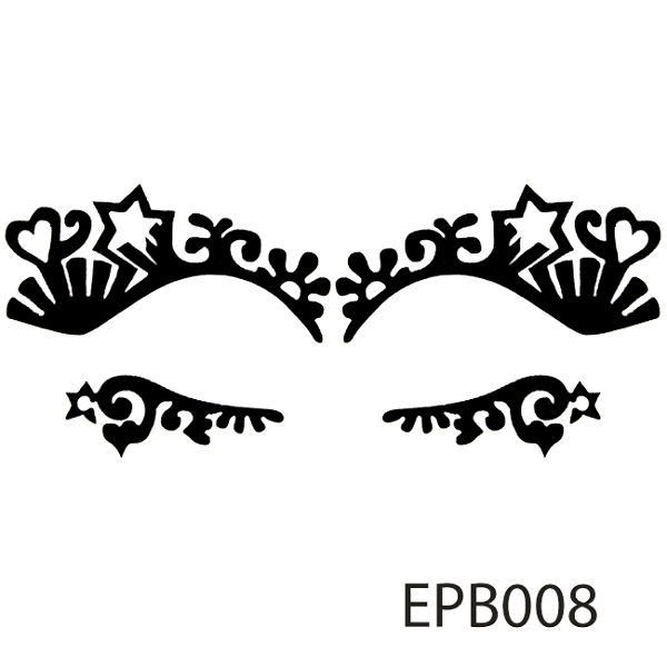 【Xingxiang 形向】黑色 絲絨 浮雕 假睫毛 (1對入) EPB008