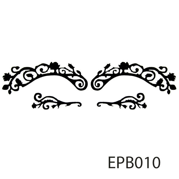 【Xingxiang 形向】黑色 絲絨 浮雕 假睫毛 (1對入) EPB010