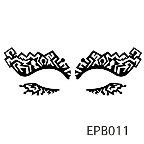 【Xingxiang 形向】黑色 絲絨 浮雕 假睫毛 (1對入) EPB011