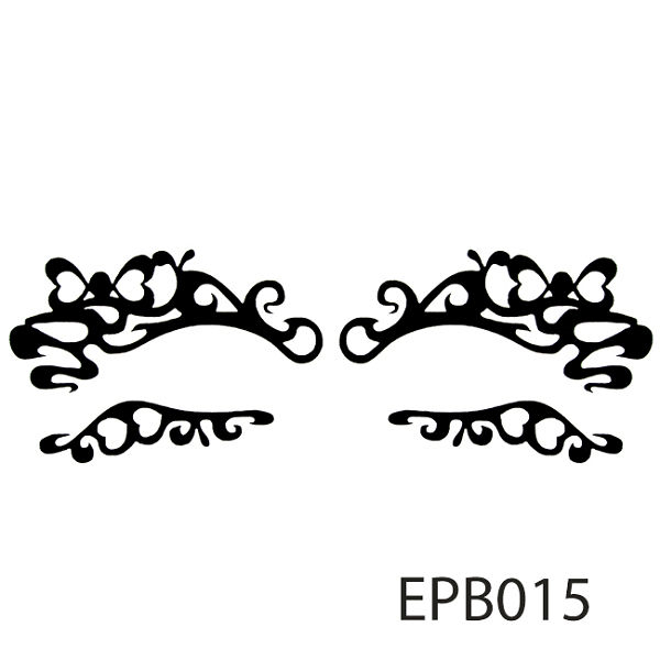 【Xingxiang 形向】黑色 絲絨 浮雕 假睫毛 (1對入) EPB015