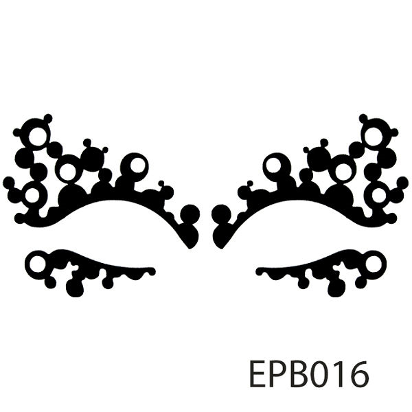 【Xingxiang 形向】黑色 絲絨 浮雕 假睫毛 (1對入) EPB016