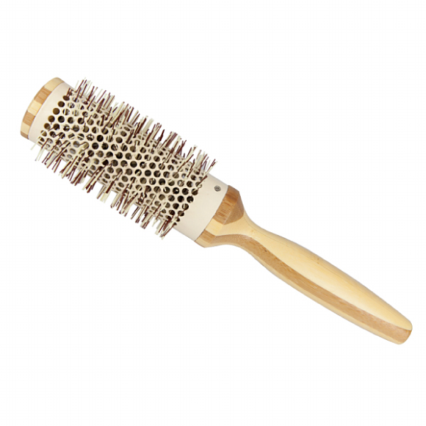 【美髮】松木導熱鐵圓梳(大) FFB-012