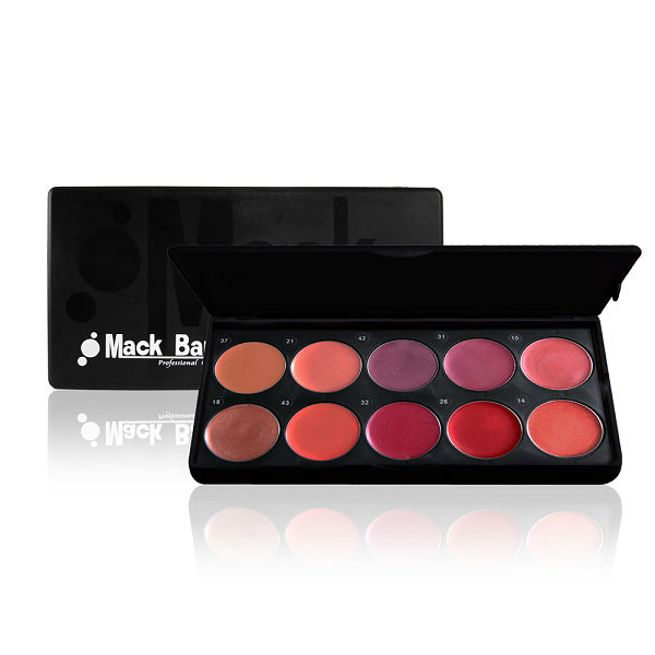 【MackBank】時尚亮彩口紅組盤 唇彩(10色 ) M05-08