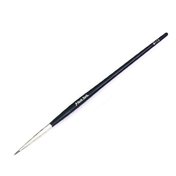 【MackBank】頂級 獾纖毛 細 眼線刷(黑色原素) M113