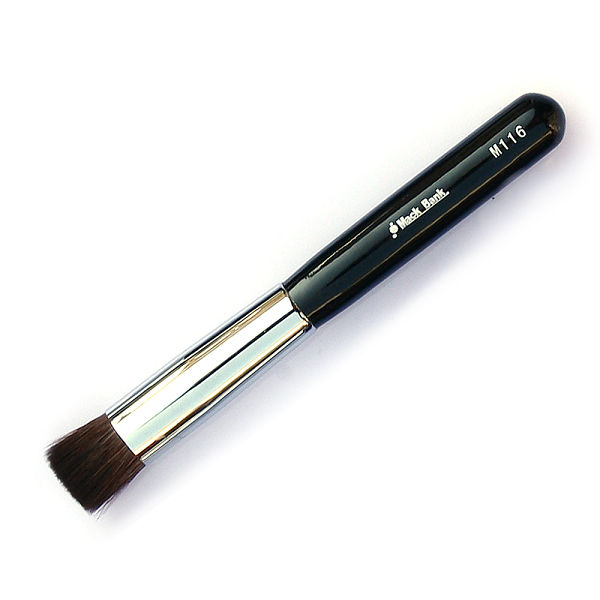 【MackBank】頂級 獾纖毛 平刷 鼻影 立體刷(黑色原素另類組) M116