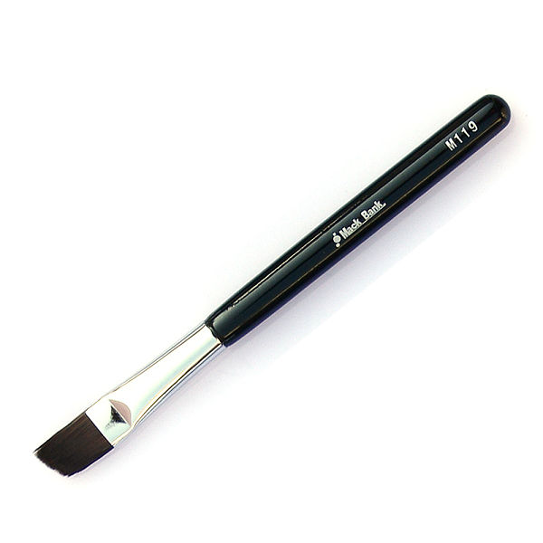 【MackBank】頂級 獾纖毛 斜刷 眼影刷(黑色原素另類組) M119
