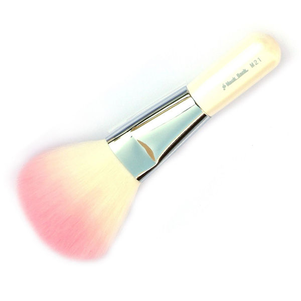 【MackBank】頂級 獾纖毛 圓刷 蜜粉刷(粉嫩芭比) M21