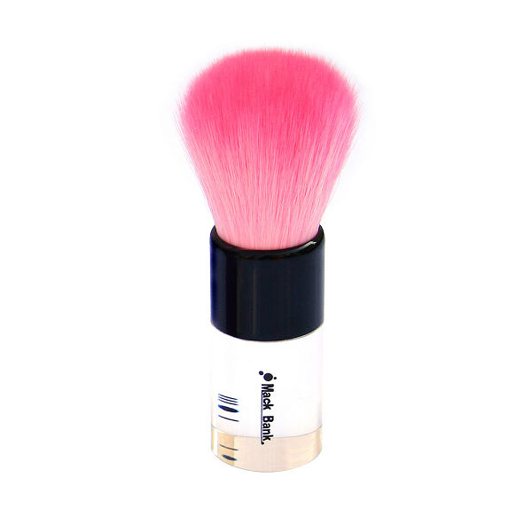 【MackBank】頂級 獾纖毛質 水晶短桿 修容 腮紅刷 (粉色) M51
